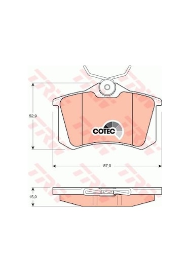 Citroen Berlingo 1.9d 2002-2008 Trw Arka Balata Netpar20960