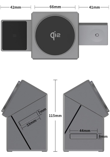Earldom Wc65 3 İn 1 15w Telefon 2.5w Saat Ve 5w Airpods Uyumlu Charger