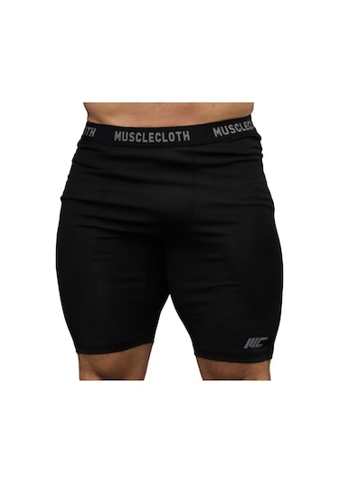 Musclecloth Training Erkek Şort Tayt Siyah SiYAH