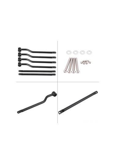 Lemestar Motosiklet Çanta Tutucu, Paslanmaz Çelik, Siyah, Honda/suzuki/yamaha/kawasaki Uyumlu, Swing Arm Hareketi İçin Boşluk Sağlar, Dayanıklı Ve Sabit Tutma Diğer