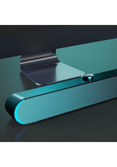 Geeksen V-183 Usb Geri Beslemeli Masaüstü Hoparlör, 3w Çıkış Gücü, 3.5mm Ses Girişi, Siyah Plastik 2.0 Kanal Ev Ses Sistemi