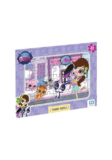 Yapboz- Ca.5018-19 Lıttlest Pet Shop Frame Puzzle 35-1-2