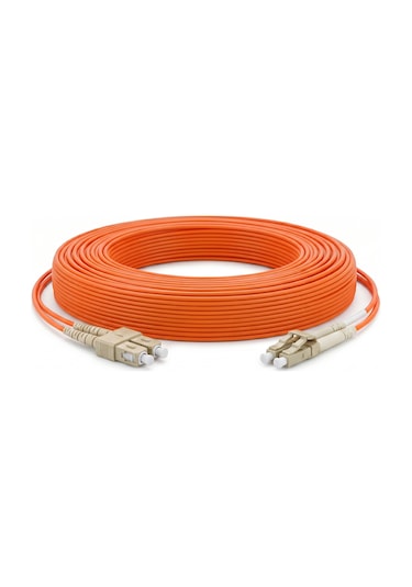 Alfafonet Sc/pc-lc/pc Multimode Om2 Dupleks 10 Metre Fiber Patch Cord