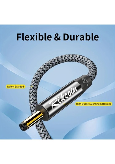 Sunshine011 Rıksoın Usb To Dc Şarj Kablosu 5v 2a Tv Box Hoparlör Masa Lambası İçin 1.8m