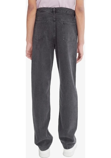 A.p.c Taşlanmış Ekstra Geniş Unisex Premium Denim Pantolon Siyah