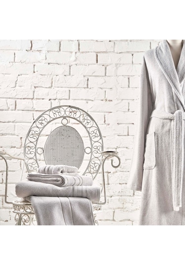 Linens Soft Pamuk 30x45 cm El Havlusu Gri