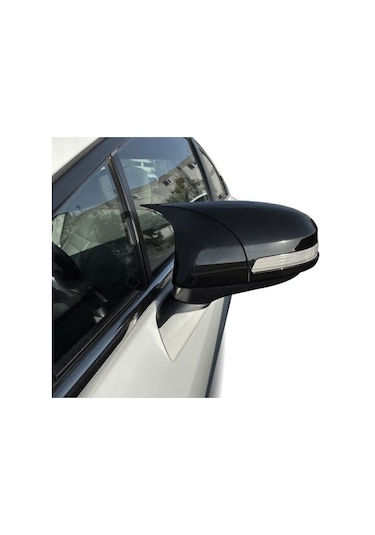 Honda Cıvıc Fb7 2012 - 2016 Yarasa Batman Ayna Kapağı Parlak Siya