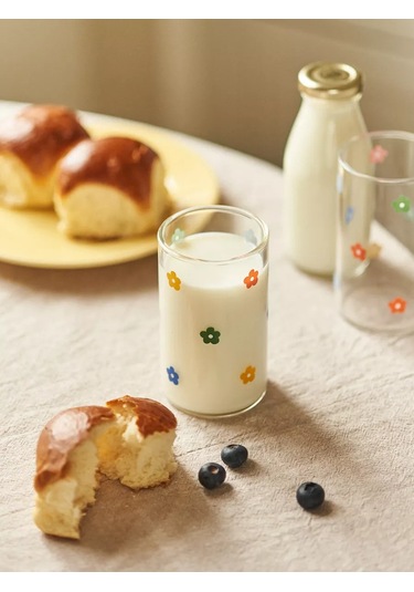 Roomi 290 Ml Borosilikat Camdan Yüksek Desenli Bardak 216151951 Beyaz