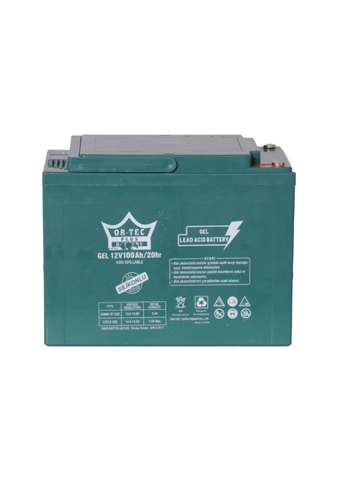 Or-tec 12v 100a Elektrikli Jel Akü