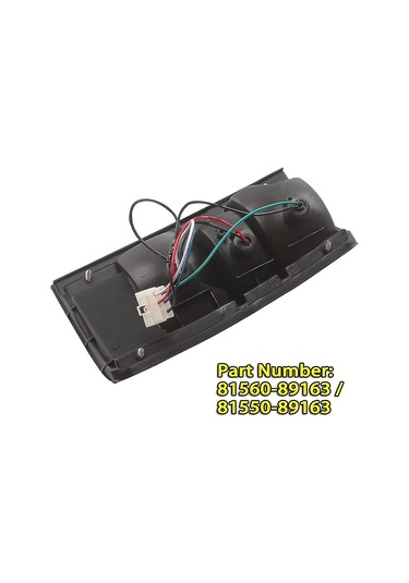 Neevoyu Toyota Hilux Mk3 1989-1995 Sağ Arka Stop Lambası - Dayanıklı Abs+pc Malzeme, Doğrudan Değişim, Kolay Kurulum