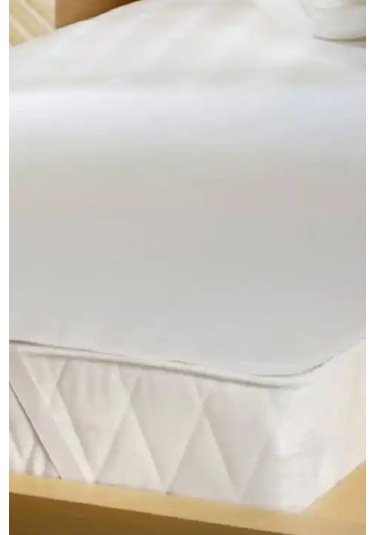 Altın Karma Pamuk Sıvı Geçirmez Bebek Alezi 70x110 Cm Beyaz