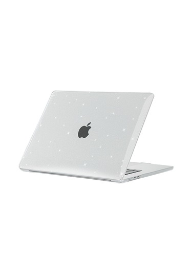 Kilifone - Macbook 15' Air M2 2023 A2941 Uyumlu - Alt Ve Üst Koruyucu Msoft Allstar Kapak - Şeffaf