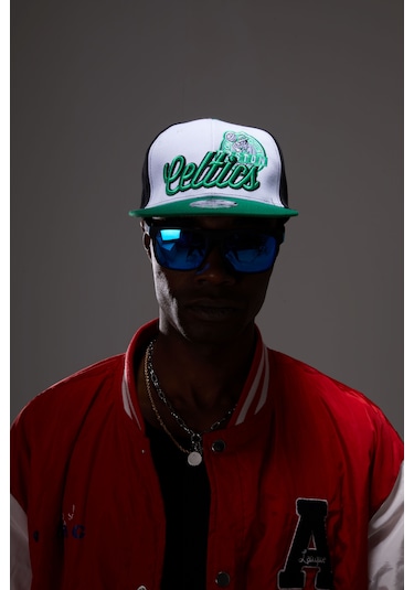 Berellini Celtics Hip-hop Şapka Özel Kolleksiyon Beyaz - Yeşil