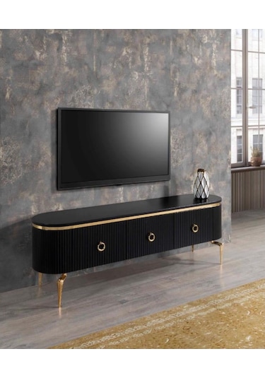 Evnesya1 Desing Tv Sehpa Siyah