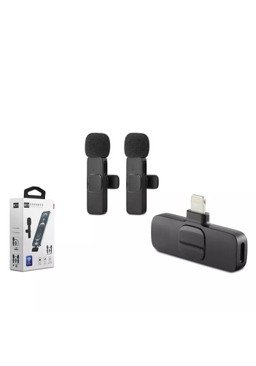 Hadron Hdx2784 Çift Mikrofonlu Lightning Uyumlu Wireless Yaka Mik