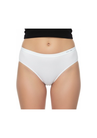 - Premium Bambu Kadın Slip 6 Lı Paket Beyaz Beyaz