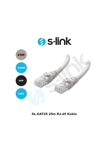 Cat5 25M Utp Patch Network Kablosu