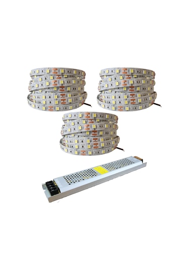 Üç Çipli Şerit Led Ve Slim Led Trafo | 5-10-15-20-25 Metre Set