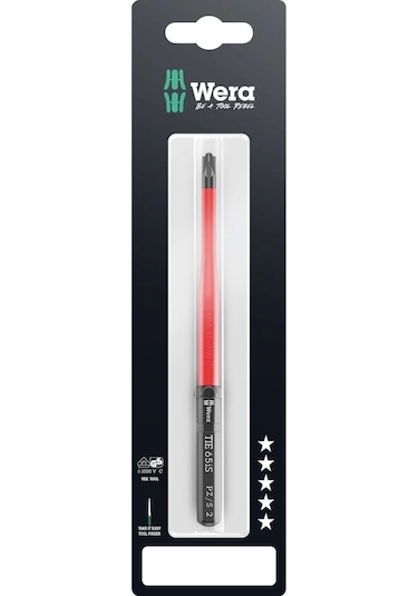 Wera Kraftform Kompakt Vde 65 İs Pz/s 2x157 Mm Tıe Sb