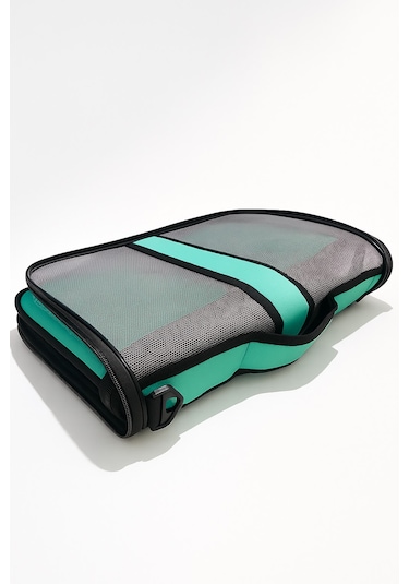 Newfull Kedi Taşıma Çantası Seyahat Evcil Hayvan Çantası Fileli Büyük Bot