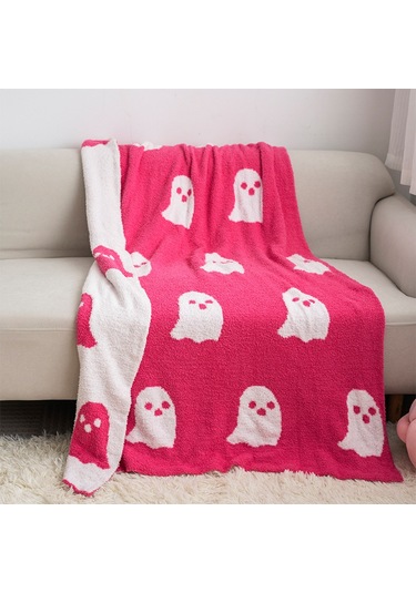 Cadılar Bayramı Dekoratif Battaniye Yumuşak Battaniye Rahat Battaniye Çocuk Battaniyesi Yatak Kanepe 110 150cm Pembe Diğer