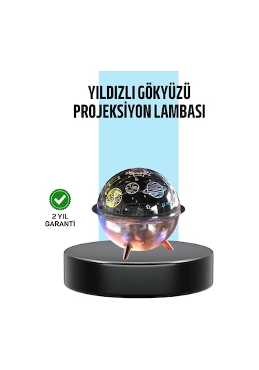 Ceylan Adam Galaksi Ve Yıldız Efektli Nemlendirici Işık Projektörü
