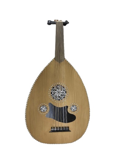 Üst Kalite Ud Kanada Kapaklı Kenar İşlemeli Ceviz-maun