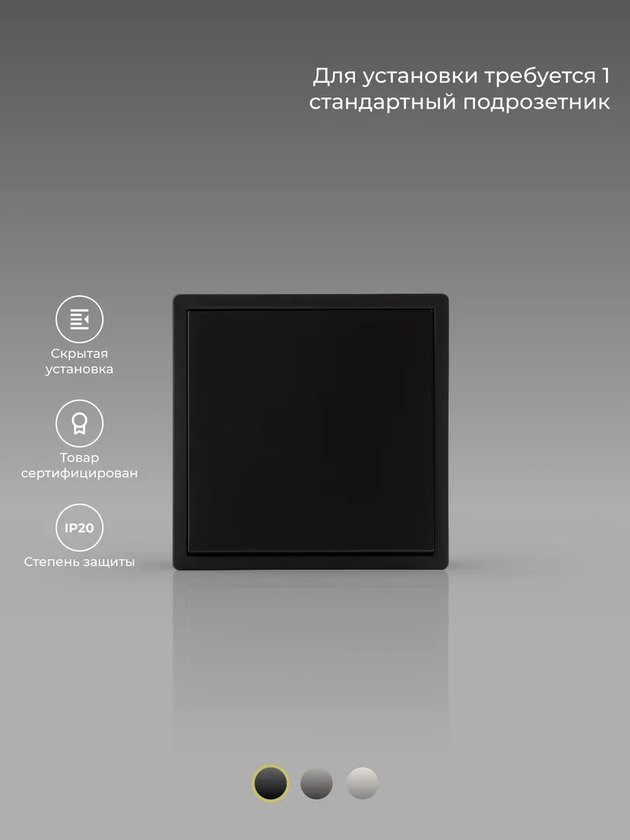 Laıtys Siyah Tek Tuşlu Anahtar 222747279