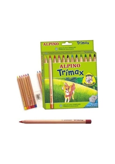 Alpino Trimax Jumbo Kuru Boya 12'li