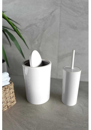 Primanova Flores 2li Banyo Seti Beyaz M-sas18-01 Diğer