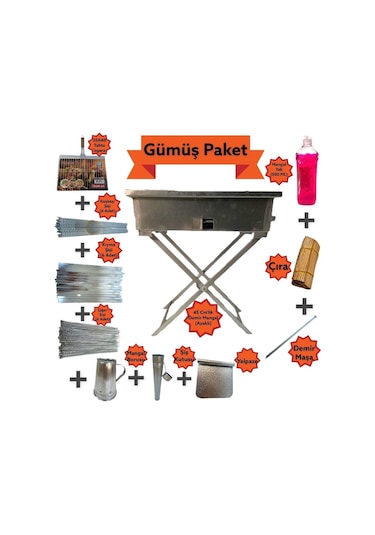 Gaziantep'ten Mangal Paketleri Gümüş Paket -299 Inox