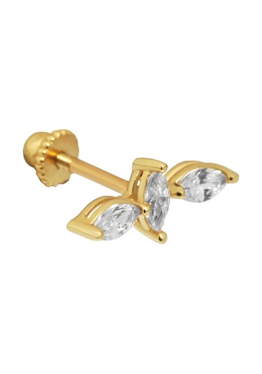 Altınkesesi Altın Markiz Kelebek Piercing Tragus Helix Altın