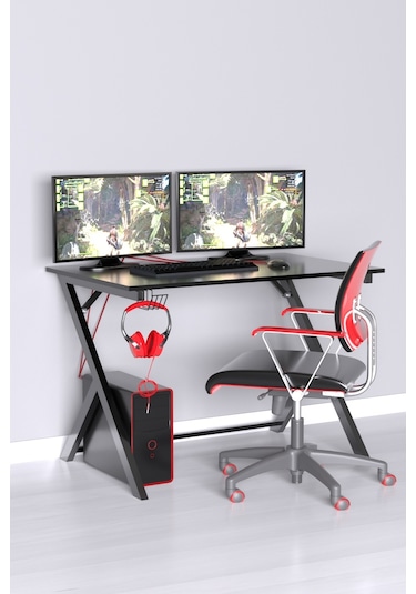 Evdemo Milenyum Profesyonel Oyuncu Masası Siyah