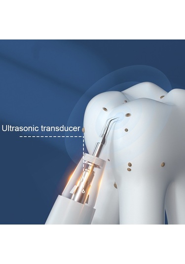 Ultrasonik Elektrikli Ölçekleyici Ev Diş Temizleyici Taşınabilir Ölçekleme Aleti Siyah