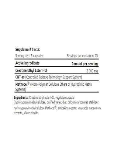 Amix Cee Creatine Ethyl Ester 125cps