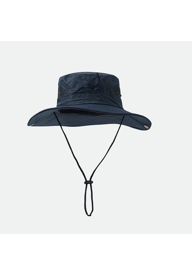 Açık Erkek Şapkası Yaz Ince Güneşlik Çabuk Kuruyan Güneş Koruması Nefes Alabilen Şapka O571xx Açık Mavi