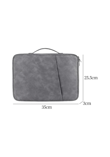 Suntek Tablet Kol Çantası Dayanıklı Toz Geçirmez 13-inç-gri