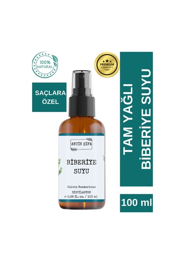 Biberiye Suyu 100 Ml - %100 Saf Seyreltilmemiş Doğal Biberiye Hidrosolü