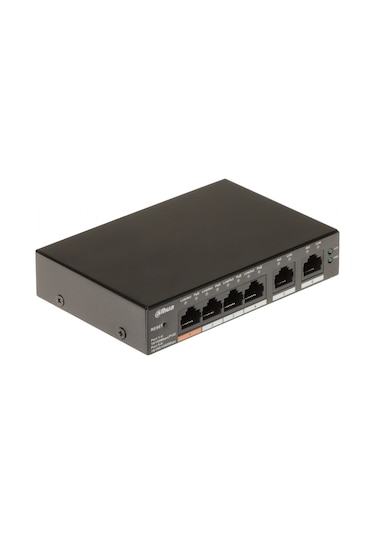 Dahua Cs4006-4et-60, 4 Port, Megabit, Poe 60w, 2 Port Uplink, Cloud Yönetilebilir, Switch