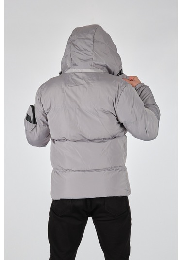 Rugu Gri Erkek Mont P9227 Gri
