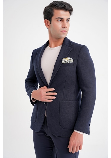 Efor C 717 Ceket Regular Fit Lacivert Lacivert
