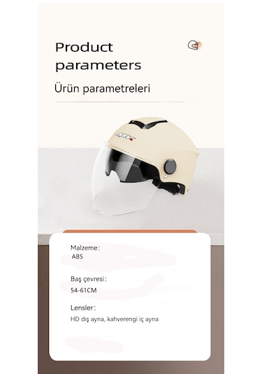 Eternal Luck Bk-309 Elektrikli Bisiklet Kaskı Dört Mevsim Açık Yarım Kask Pembe