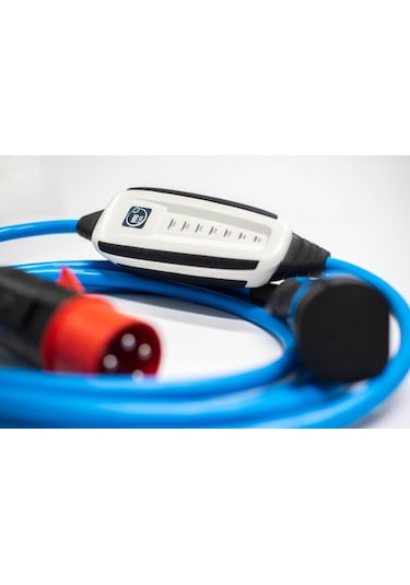 Mobilcar Taşınabilir Elektrikli Araç Şarj Istasyonu - Ev Tipi Fiş - 22KW 32A 5m Wifi + Bluetooth