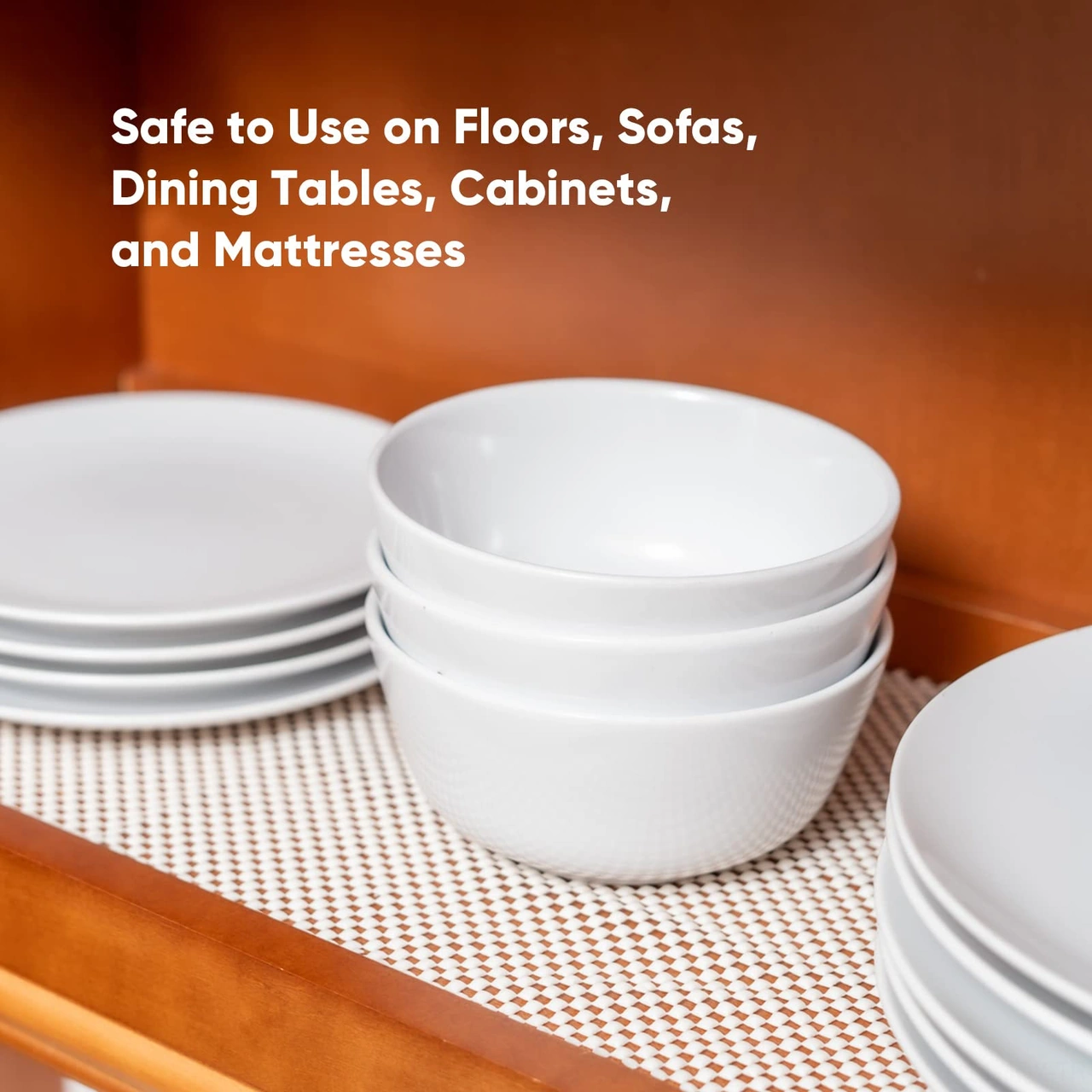 Youmex Beyaz Pvc Kaymaz Alçı - Açık Izgara Yapısı, Zemin Koruması, 61x91.5 Cm 2'x3' Diğer