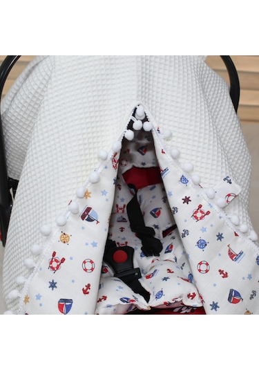 Çift Katlı %100 Pamuk Müslin Kumaş Puset Örtüsü Takımı Çift Taraflı Pike Puset Örtüsü & Minderi Beyaz Çift Katlı %100 Pamuk Müslin Kumaş Puset Örtüsü Takımı Çift Taraflı Pike Puset Örtüsü & Minderi Beyaz