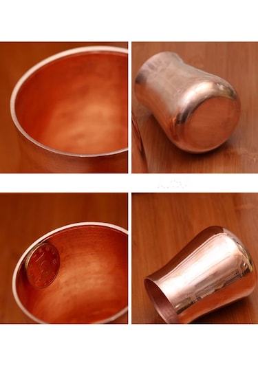 El İşi Saf Bakır Bira Süt Kupa Yaratıcı Vintage Kalınlaşmış Bakır