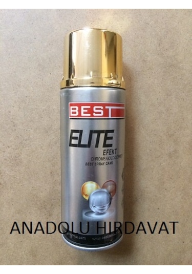 Best 400 ML Sprey Boya Altın Gold Efekt Altın Krom Parlak Renk