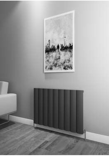 Warma Kavala Yatay Alüminyum Radyatör 850x600 Pütürlü Antrasit 7946
