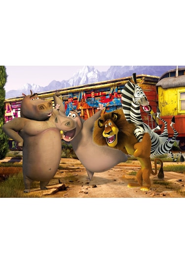 Ks Games 50 Parça Erkek Çocuk Madagascar Puzzle/yapboz - Mg709 - 5 Yaş Üzeri