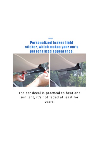 Mufunye Bmw 3/5/7 Serisi 2011-2015 F10/f01/e90 F30 F35 F80 F31 Araba Fren Lambası Dekoru - Akrilik Malzeme, Kolay Kurulum, Solmaya Dayanıklı